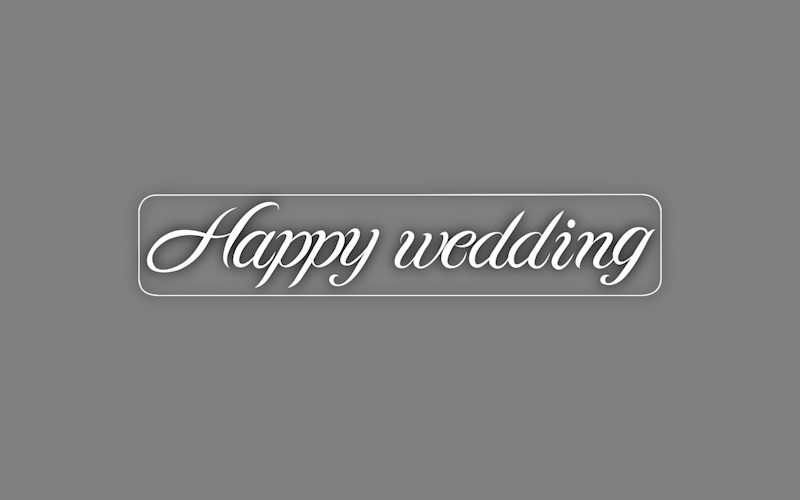 結婚式ムービーに使える筆記体の英単語 結婚おめでとう 無料動画素材てれそ